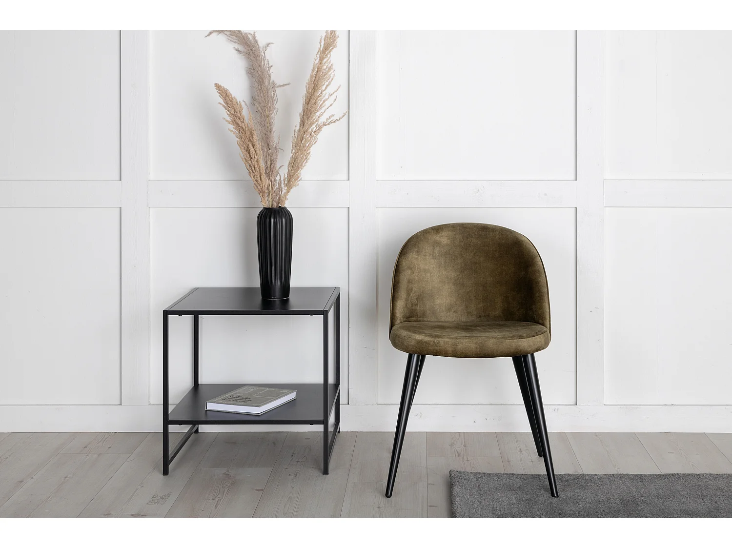 Eetkamerstoel VELVET DRC 1NOS 50x57x77 Groen