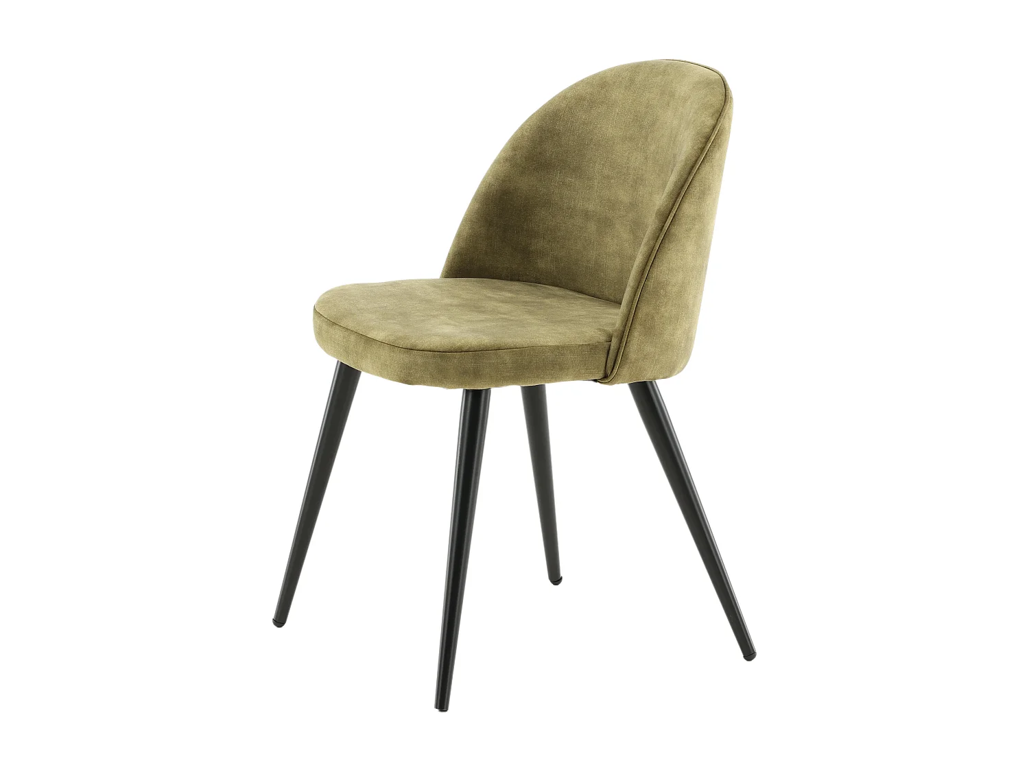 Eetkamerstoel VELVET DRC 1NOS 50x57x77 Groen