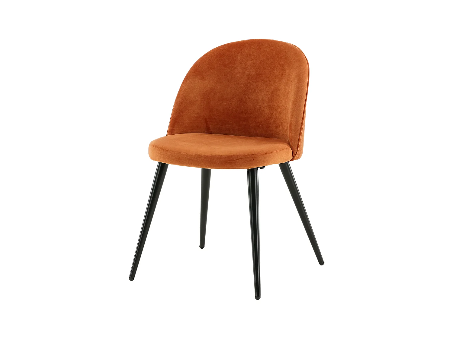 Eetkamerstoel VELVET DRC 1NOS 50x57x77 Oranje