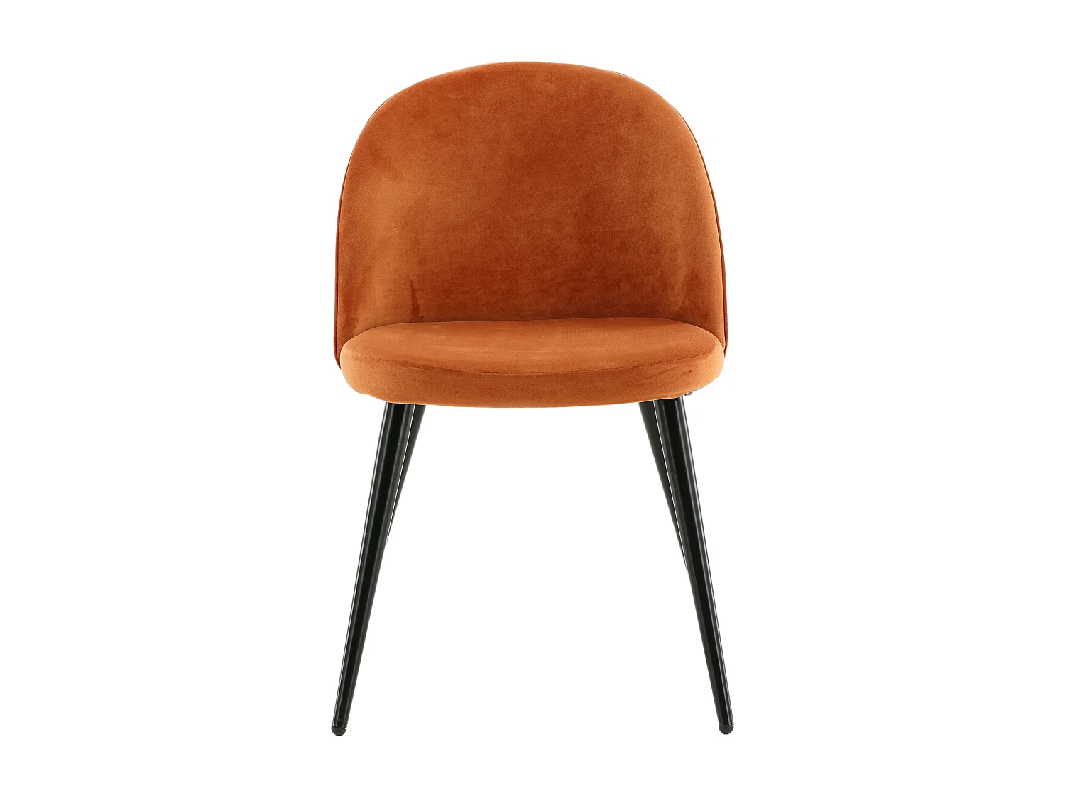 Silla VELVET DRC 1NOS 50x57x77 Naranja