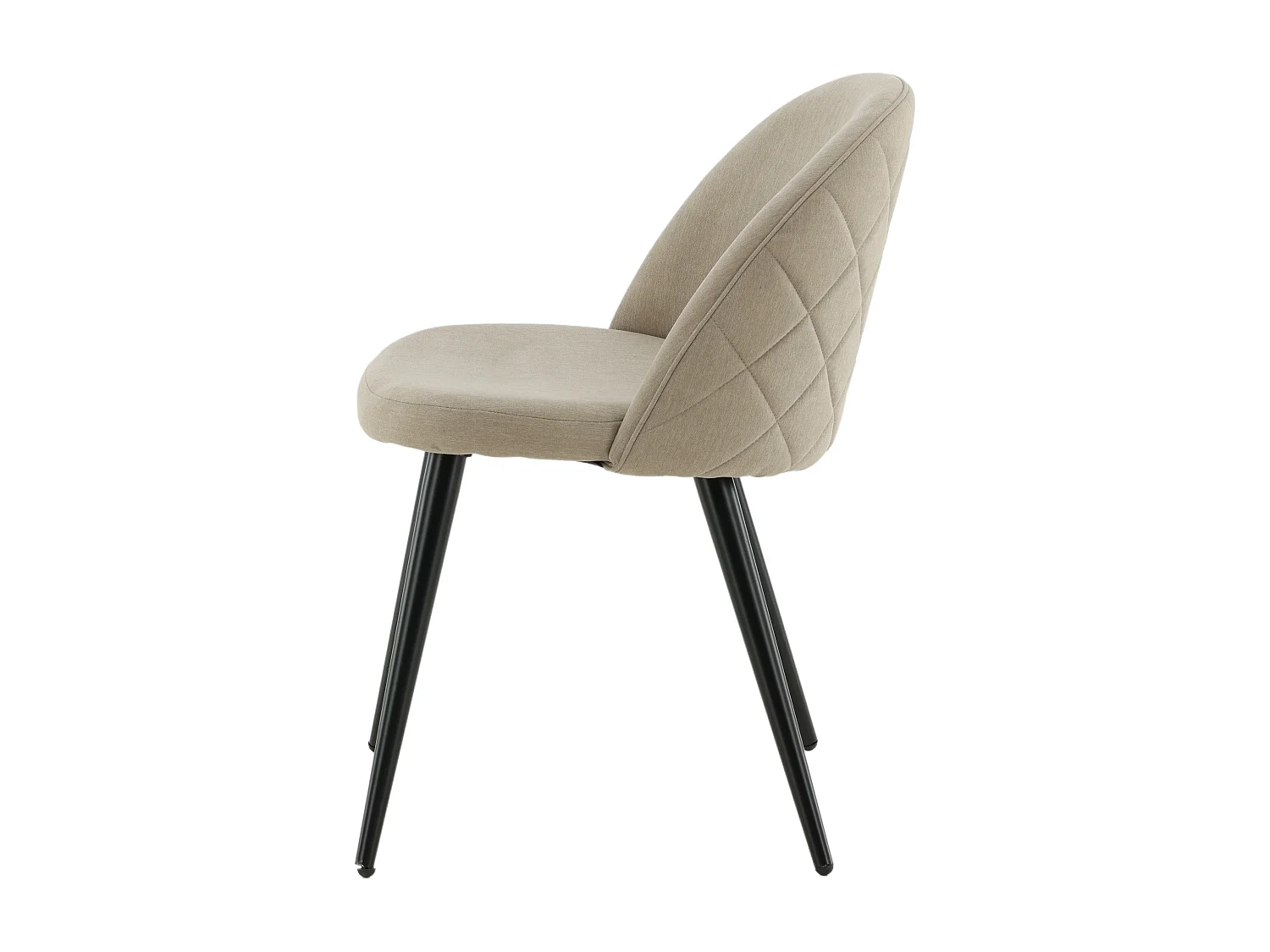 Chaise VELVET DRC 1NOS 50x57x77 Beige