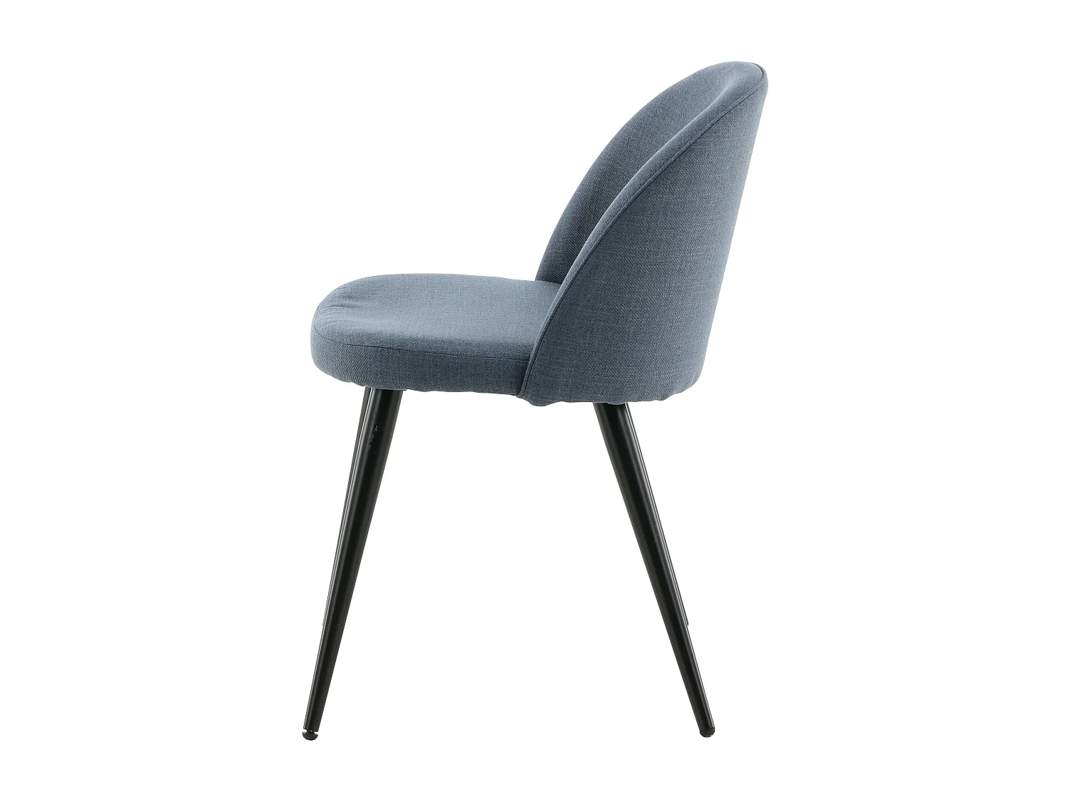 Eetkamerstoel VELVET DRC 1NOS 50x57x77 Blauw