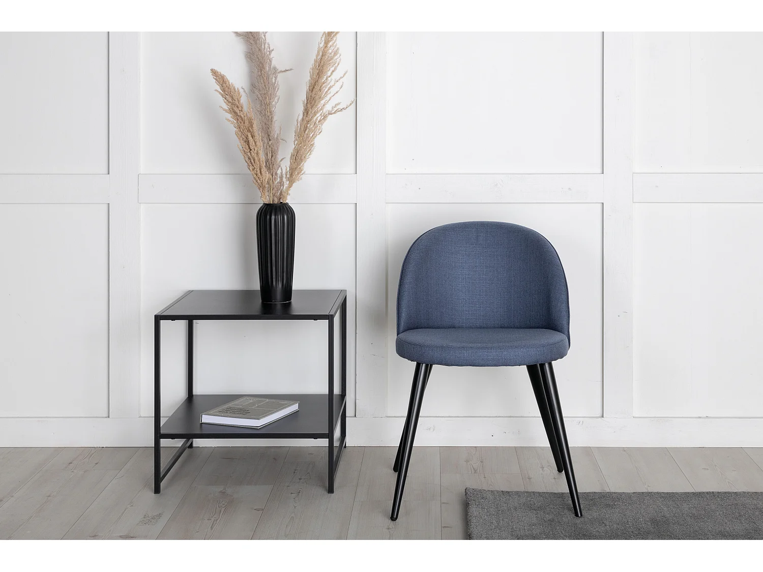 Chaise VELVET DRC 1NOS 50x57x77 Bleu