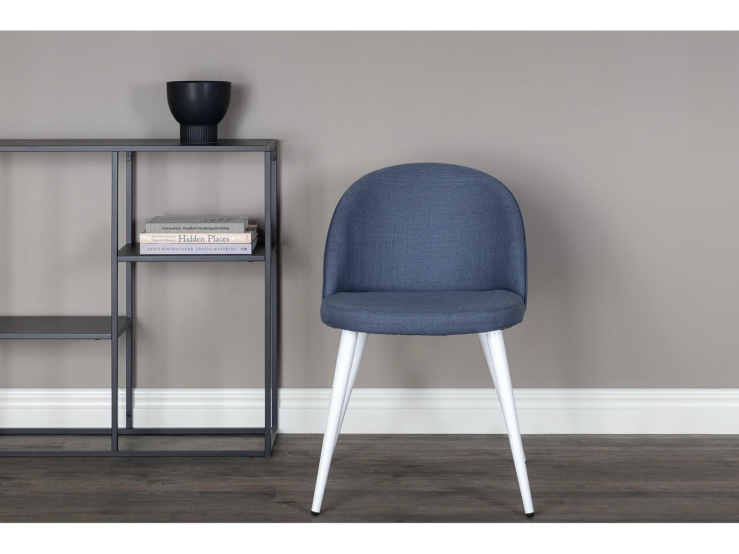 Chaise VELVET DRC 1NOS 50x57x77 Bleu