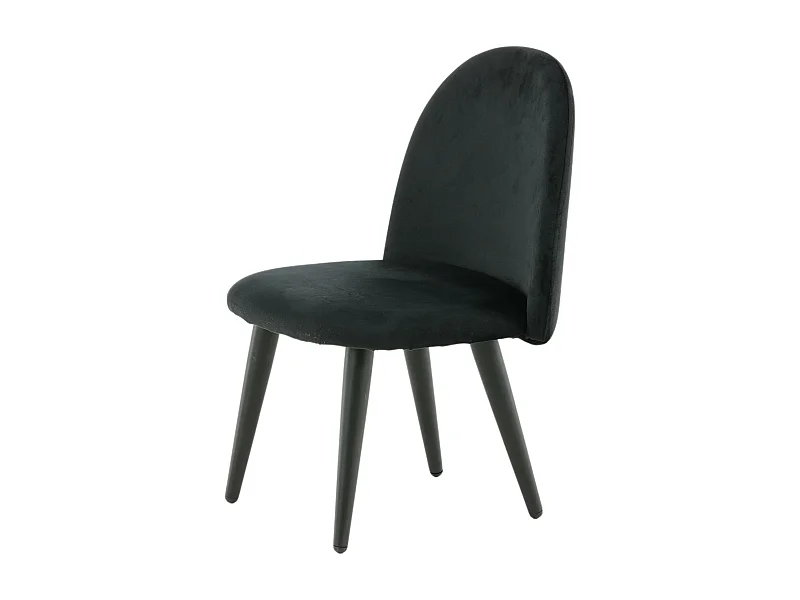 Chaise Enfant VELVET KC 1NOS 40x42x60 Noir