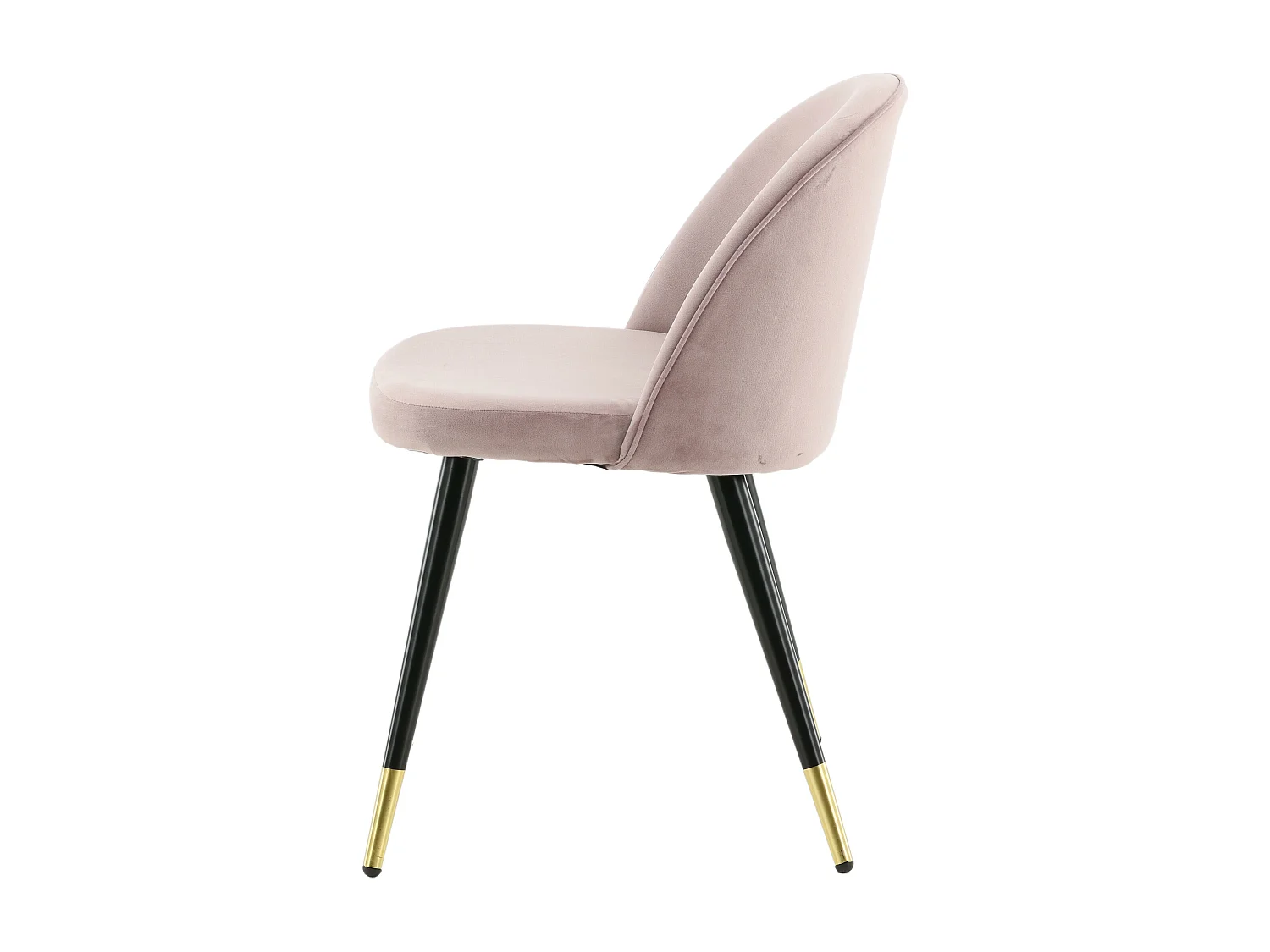 Eetkamerstoel VELVET DRC 1NOS 50x57x77 Roze