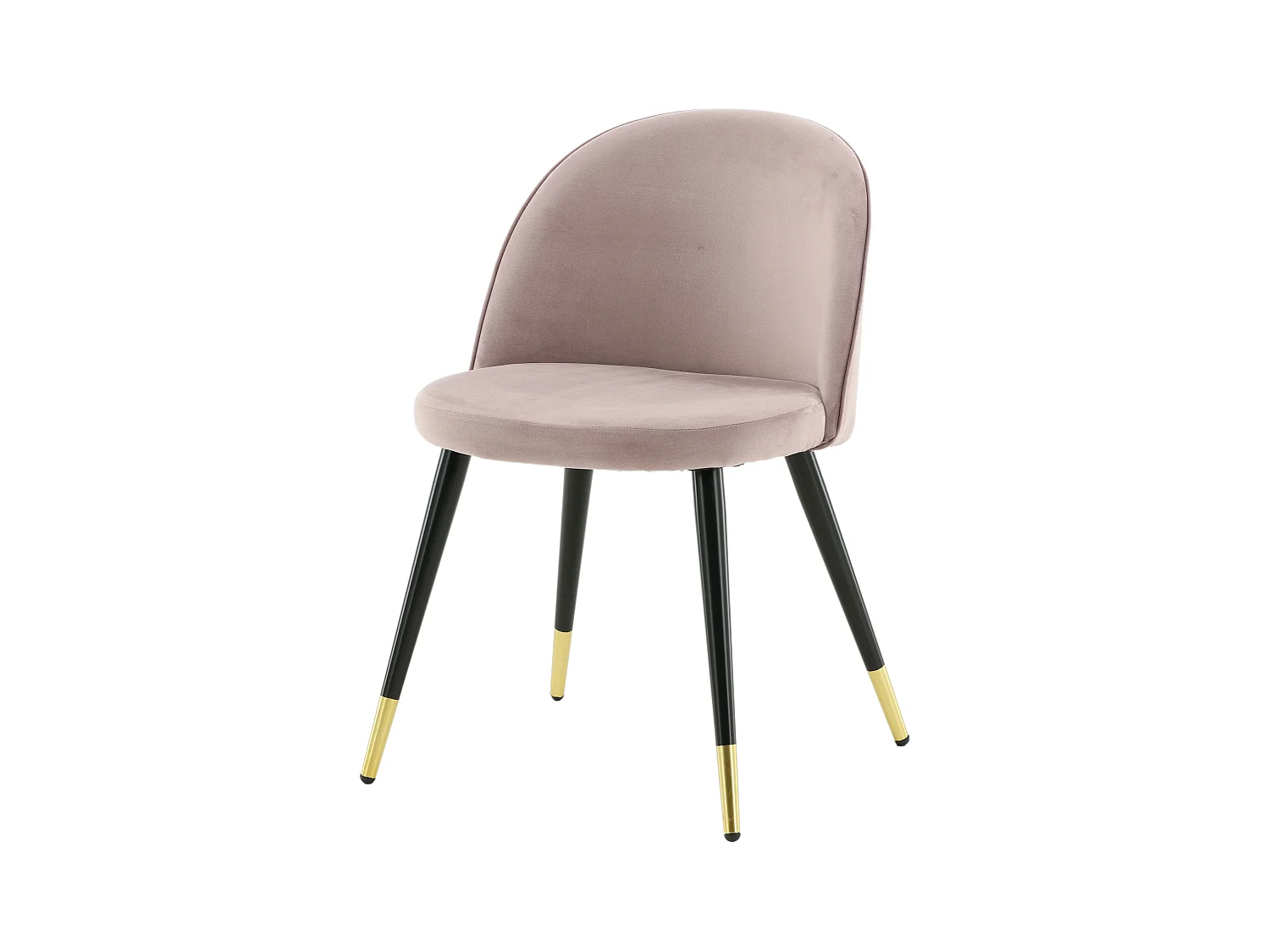 Chaise VELVET DRC 1NOS 50x57x77 Rose