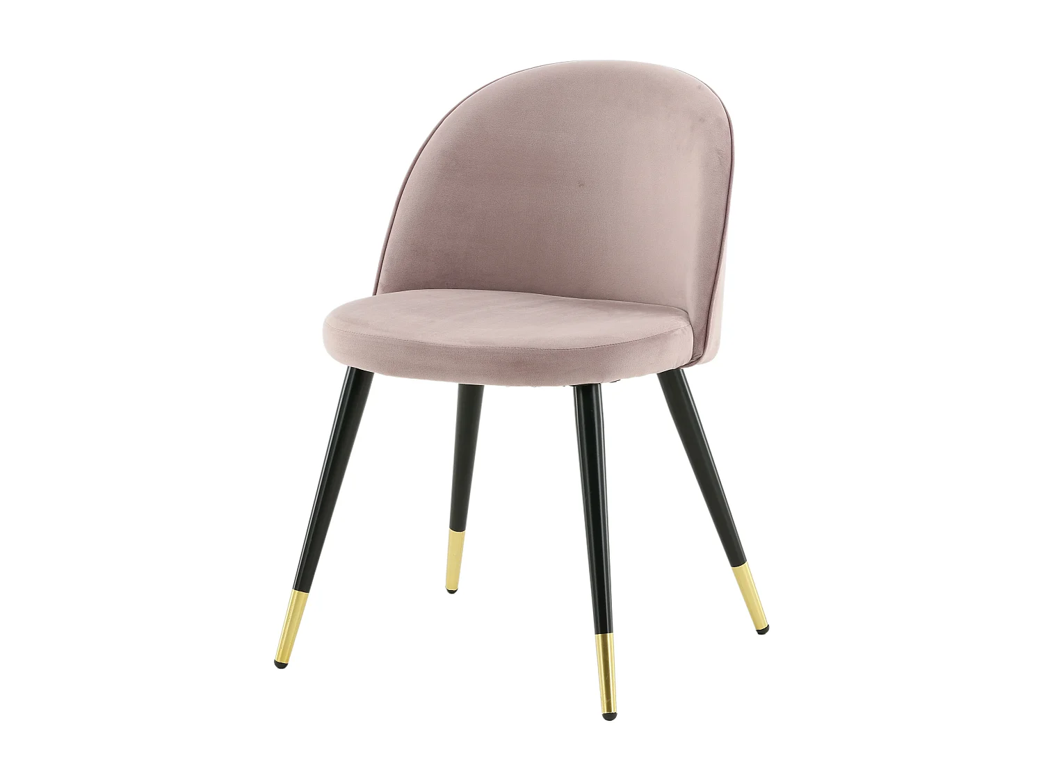 Chaise VELVET DRC 1NOS 50x57x77 Rose