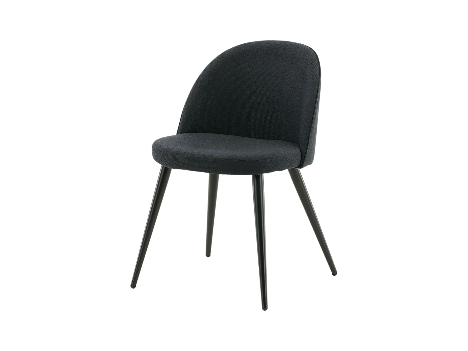 Chaise VELVET DRC 1NOS 50x57x77 Noir
