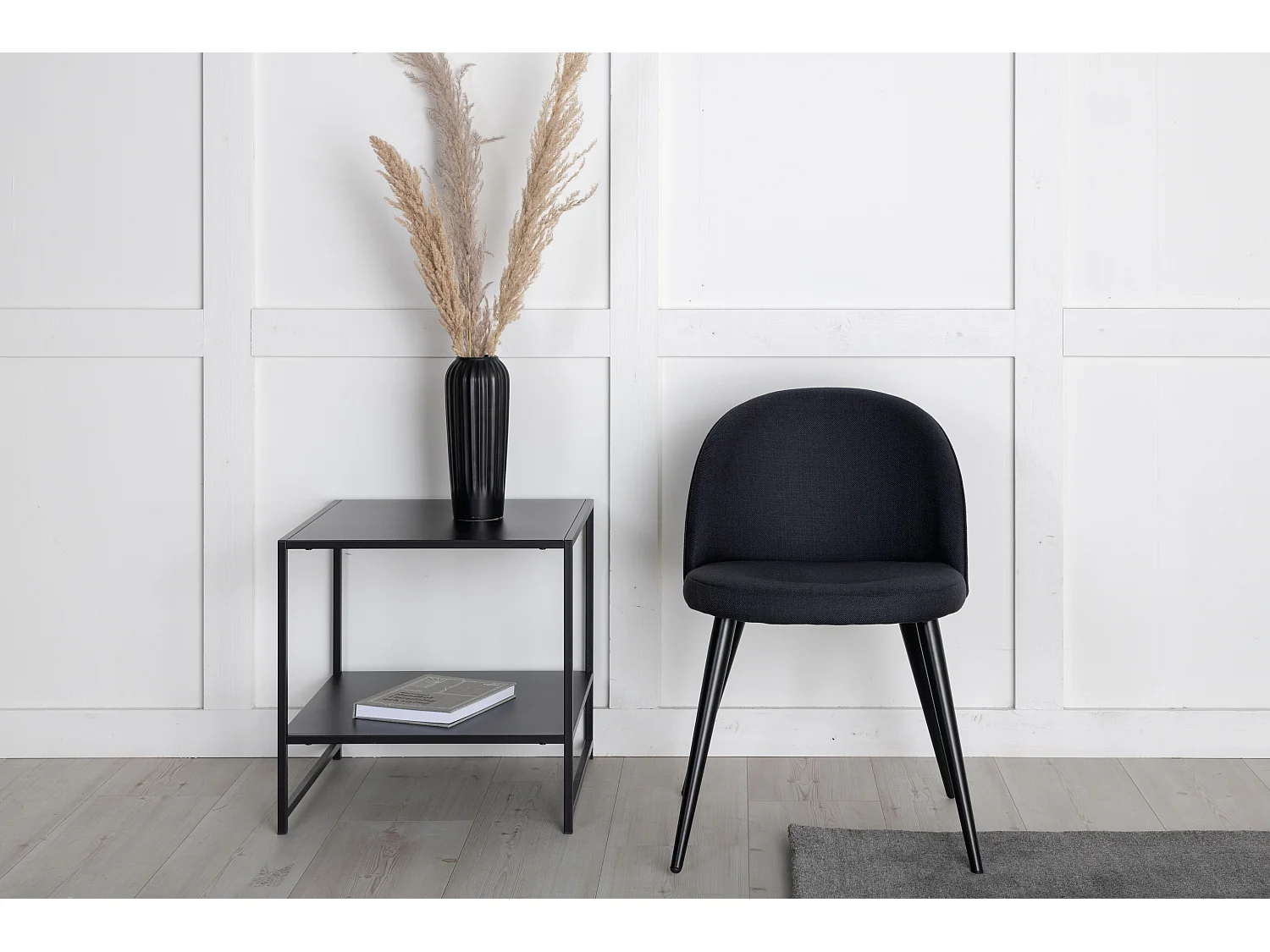 Chaise VELVET DRC 1NOS 50x57x77 Noir