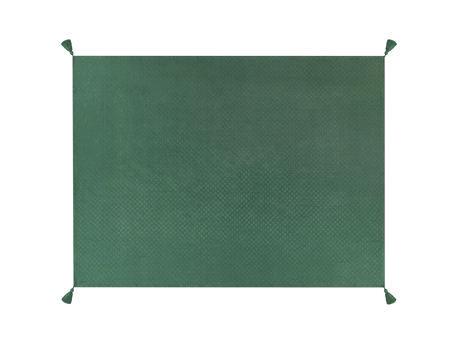 Tagesdecke LINDULA Baumwolle 150 x 200 cm Grün