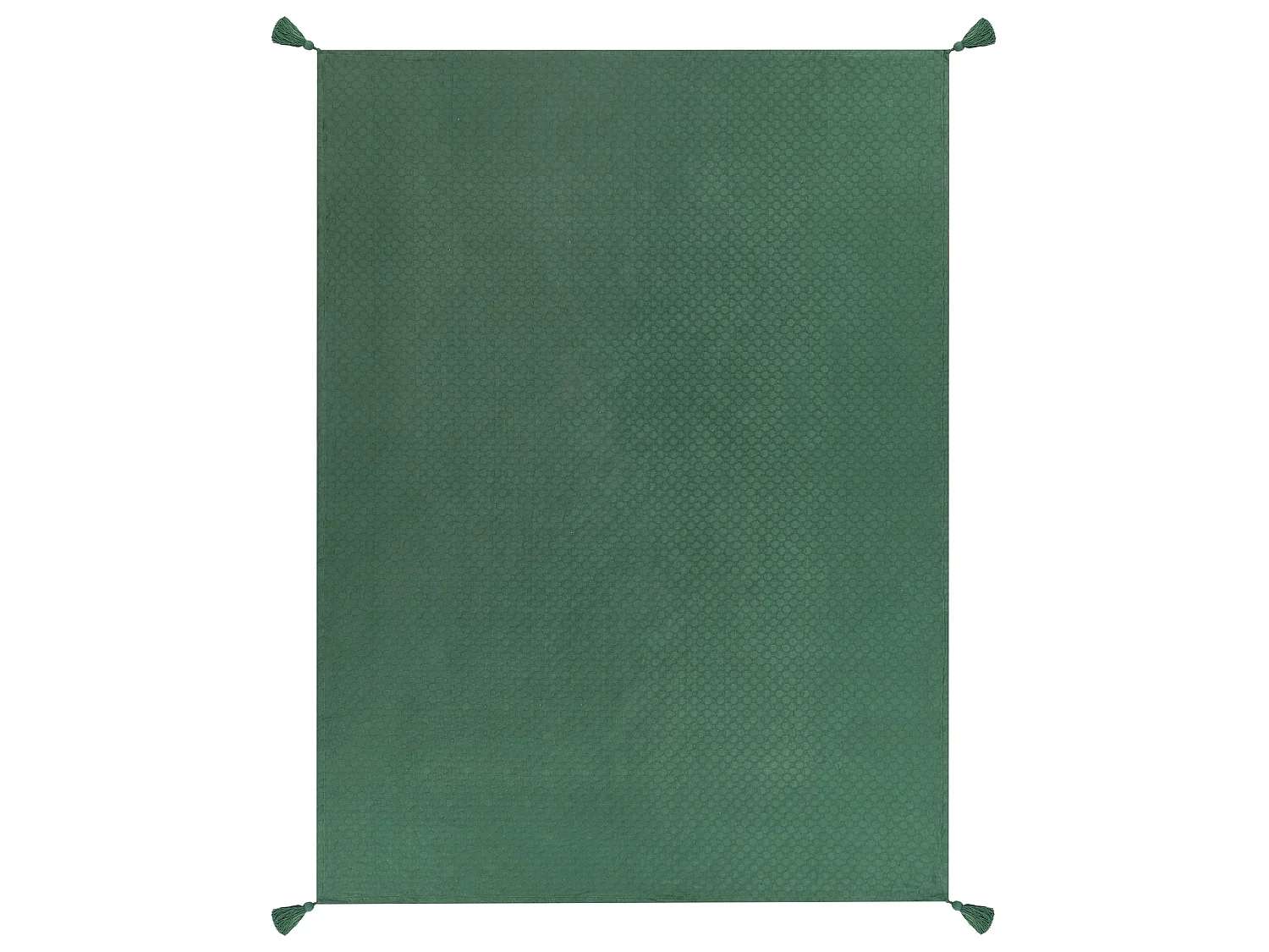 Bedspread LINDULA Cotton 150 x 200 cm Green