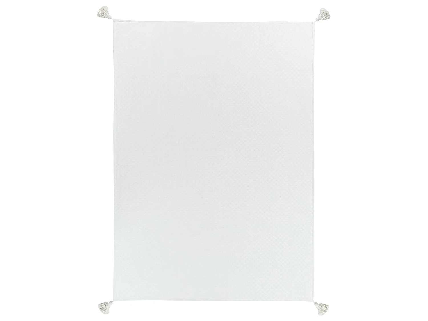 Colcha LINDULA Algodão 150 x 200 cm Branco creme