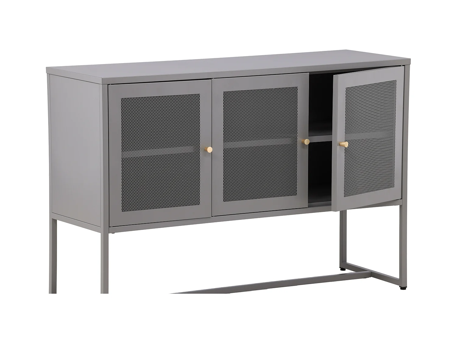Vitrine MALLA SC120 3D 120x40x80 Grisclair