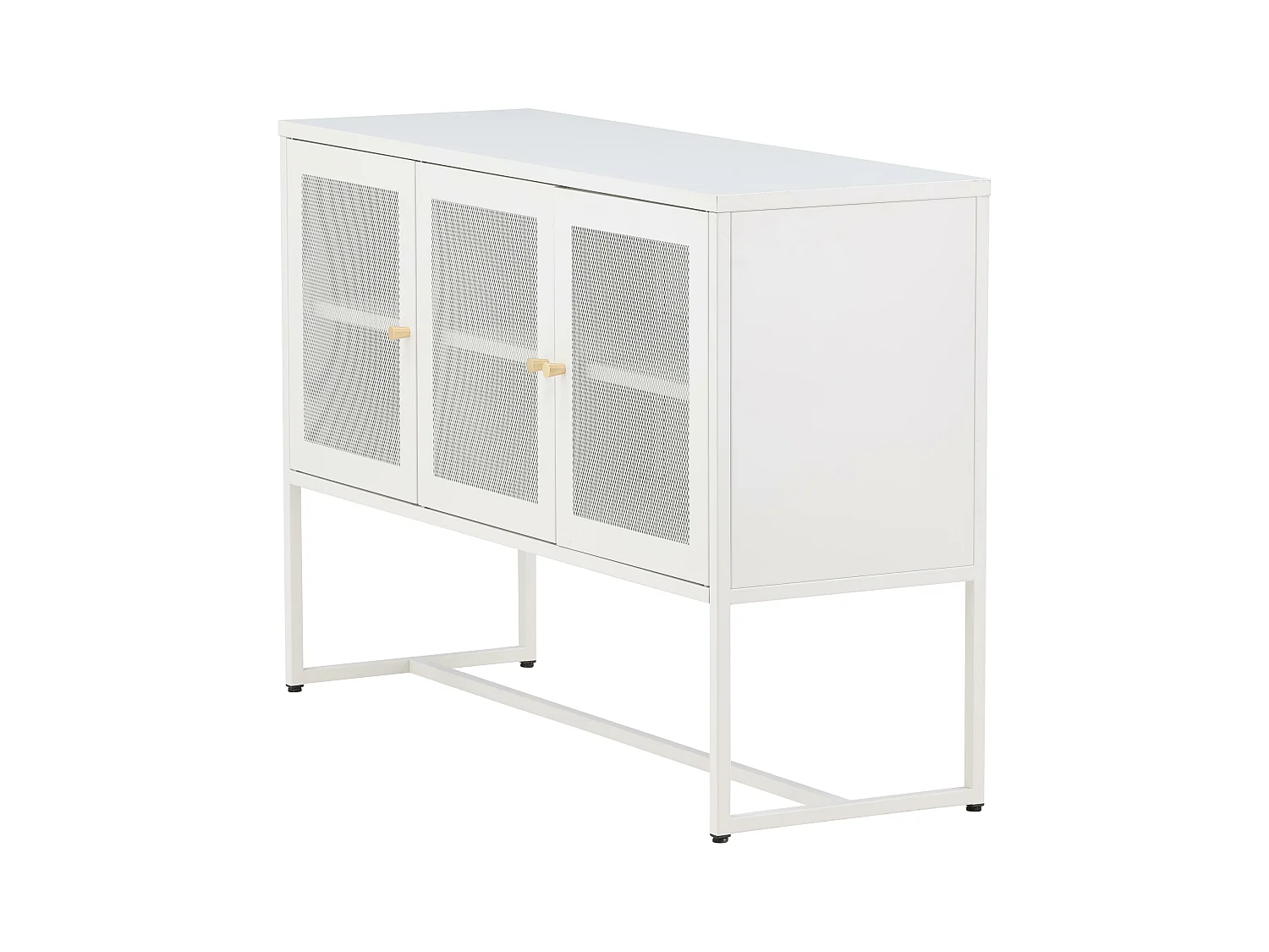 Vitrine MALLA SC120 2D 120x40x80 Blanc