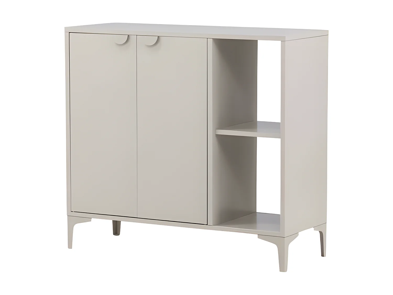 Vitrinekast PIRING SC110 2D 110x42x100 Beige