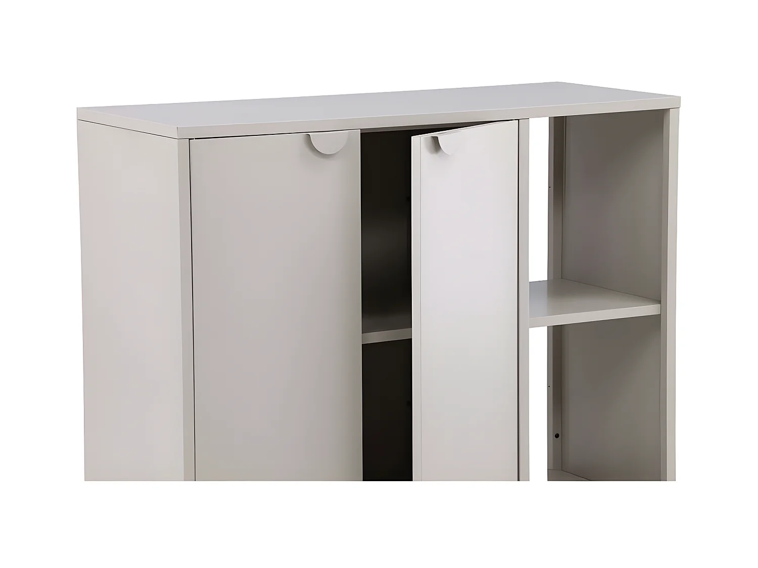 Vitrinekast PIRING SC110 2D 110x42x100 Beige