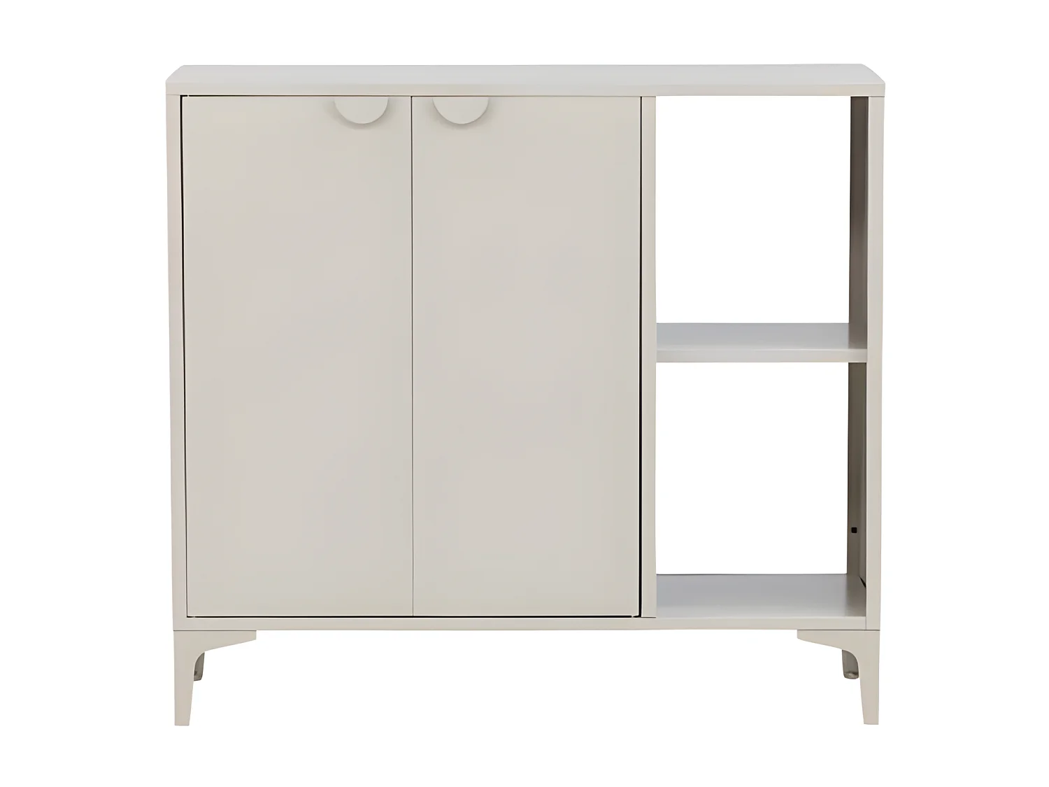 Vitrinekast PIRING SC110 2D 110x42x100 Beige