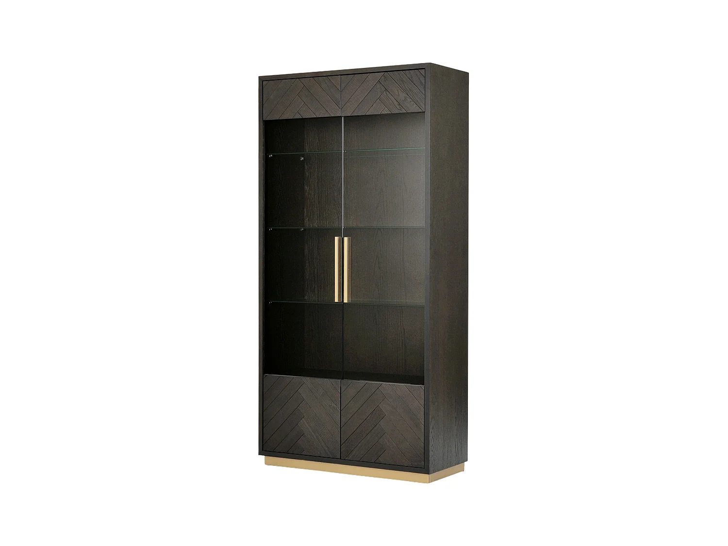 Vitrine SEVILLE SC100 2D 100x41x200 Noir