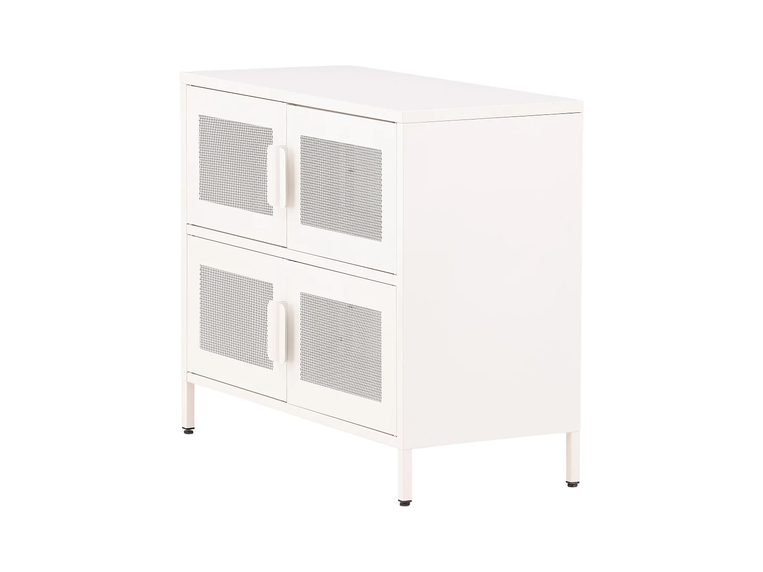 Vitrine NETT SC90 4D 90x40x75 Blanc