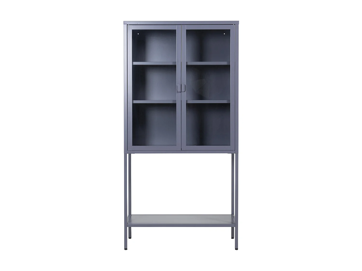 Vitrine MISHA SC75 2D 75x35x150 Gris