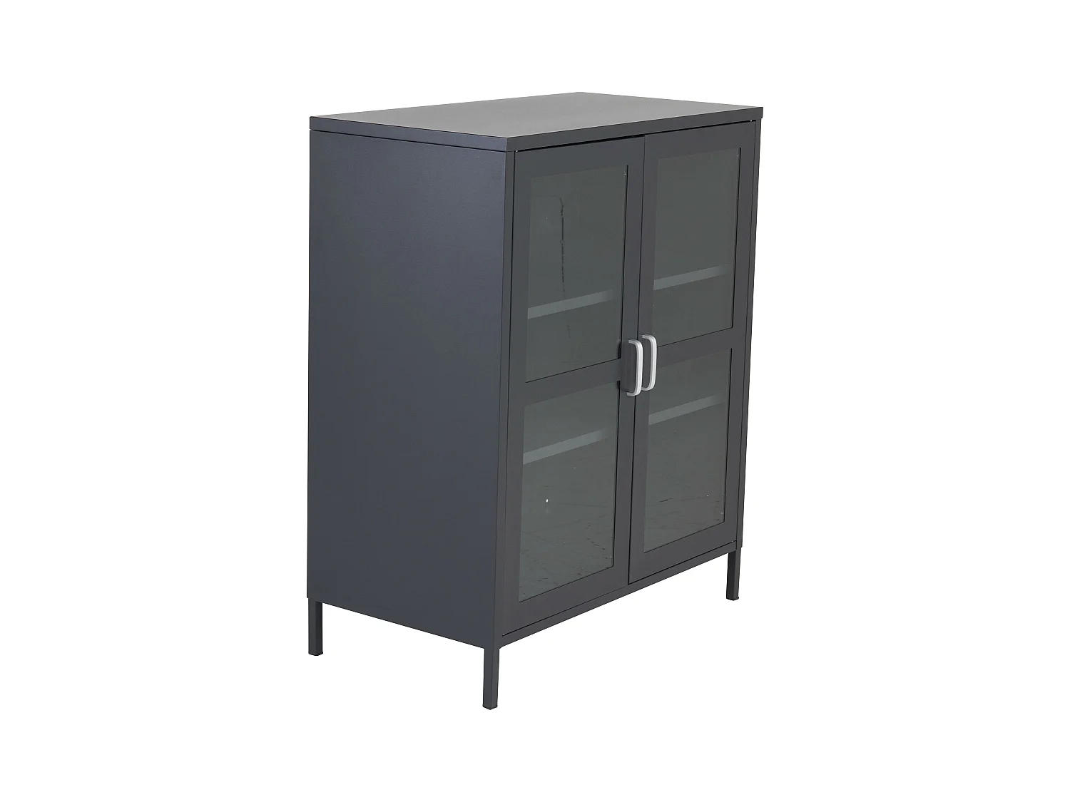 Vitrine ACERO SC80 2D 80x43x97 Noir