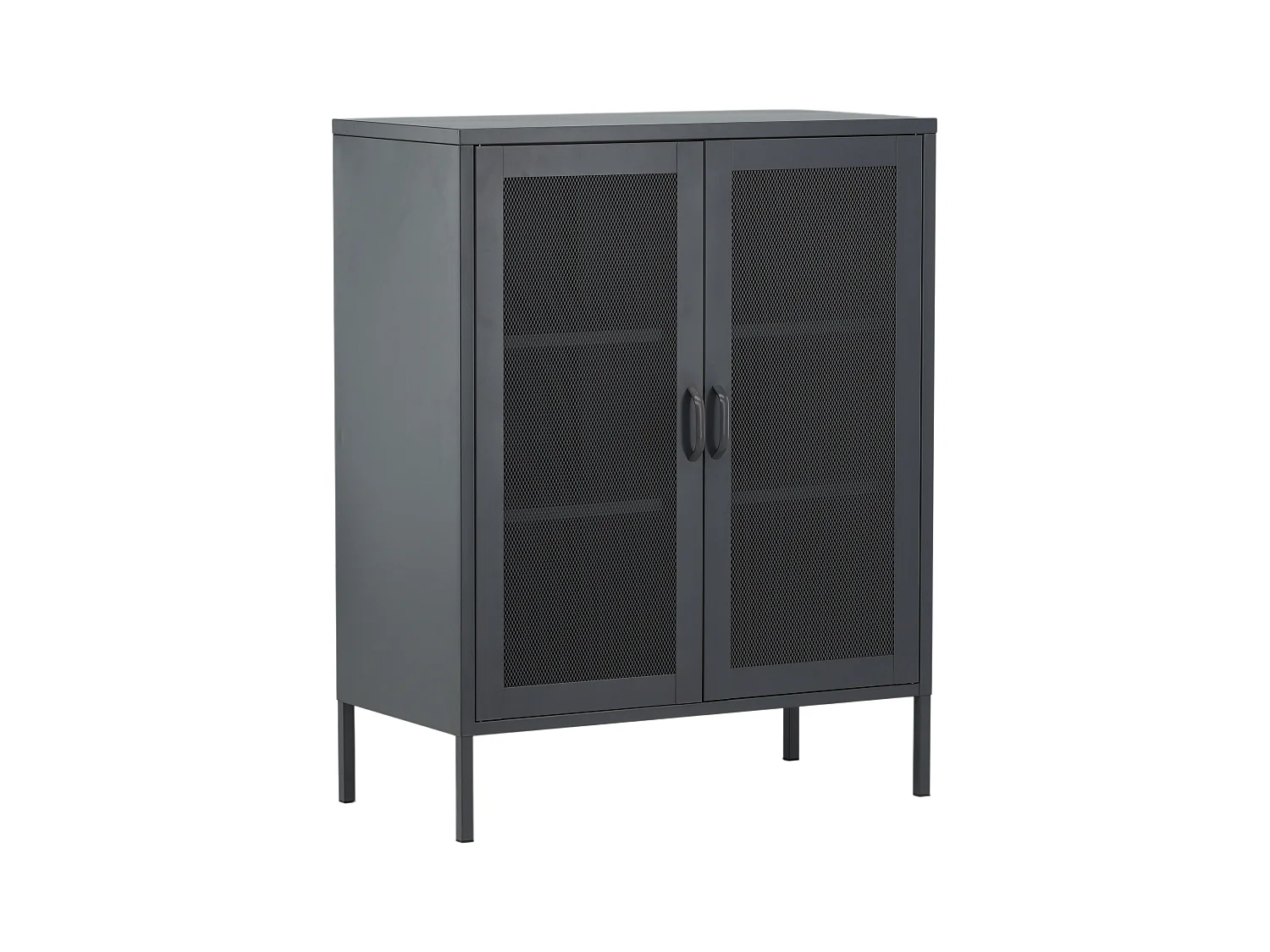 Vitrine MISHA SC80 2D 80x40x102 Gris