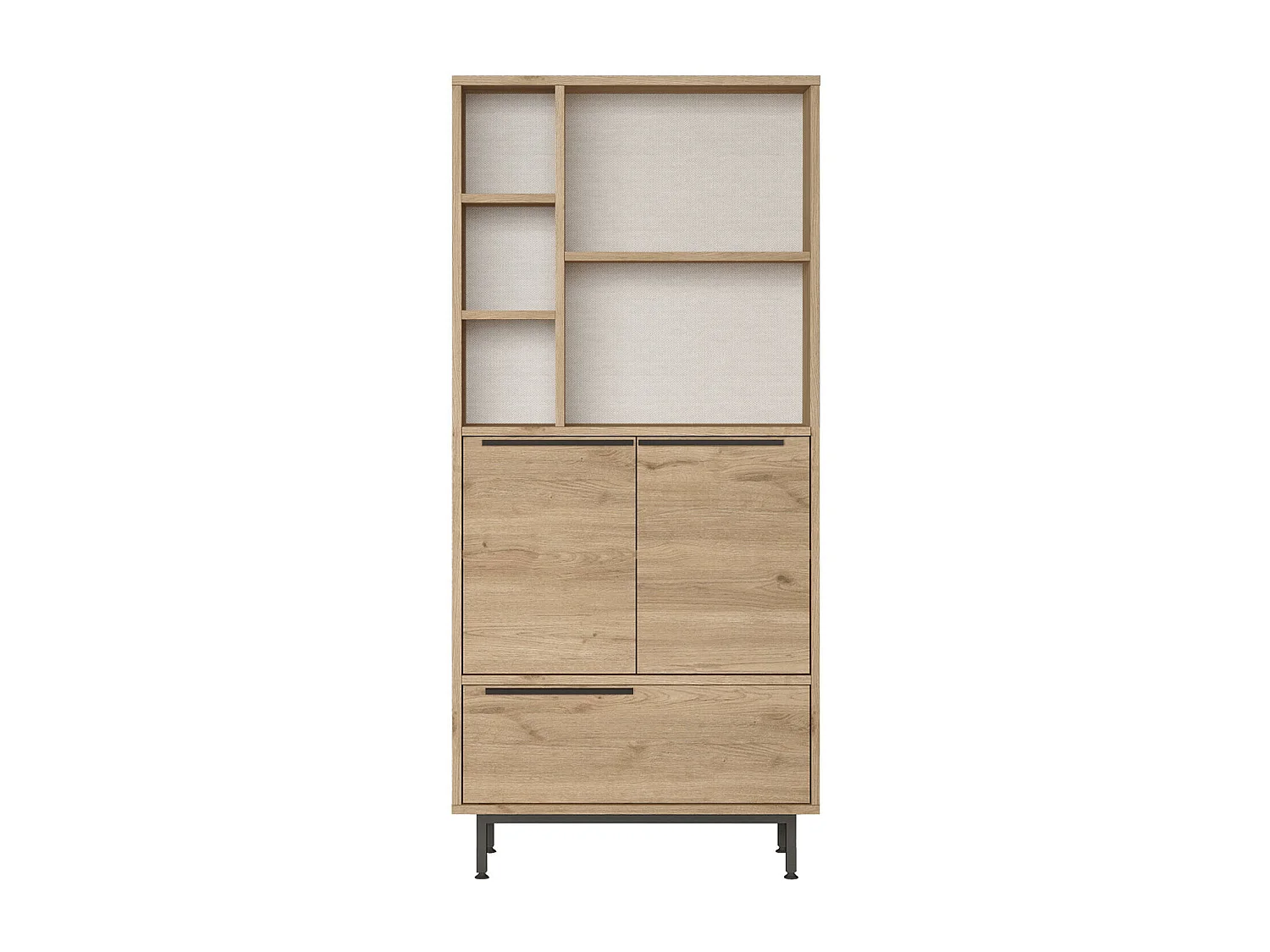 Vitrine OCEAN SC75 3D 75x36x162 Naturel