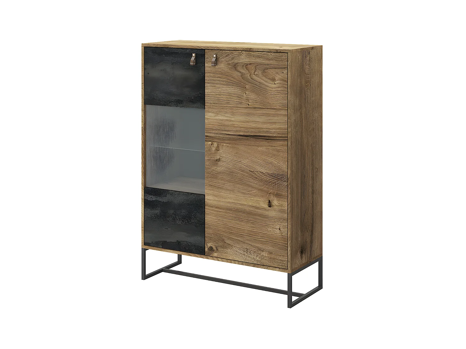 Vitrine DARK SC93 2D 93x39x133 Beige