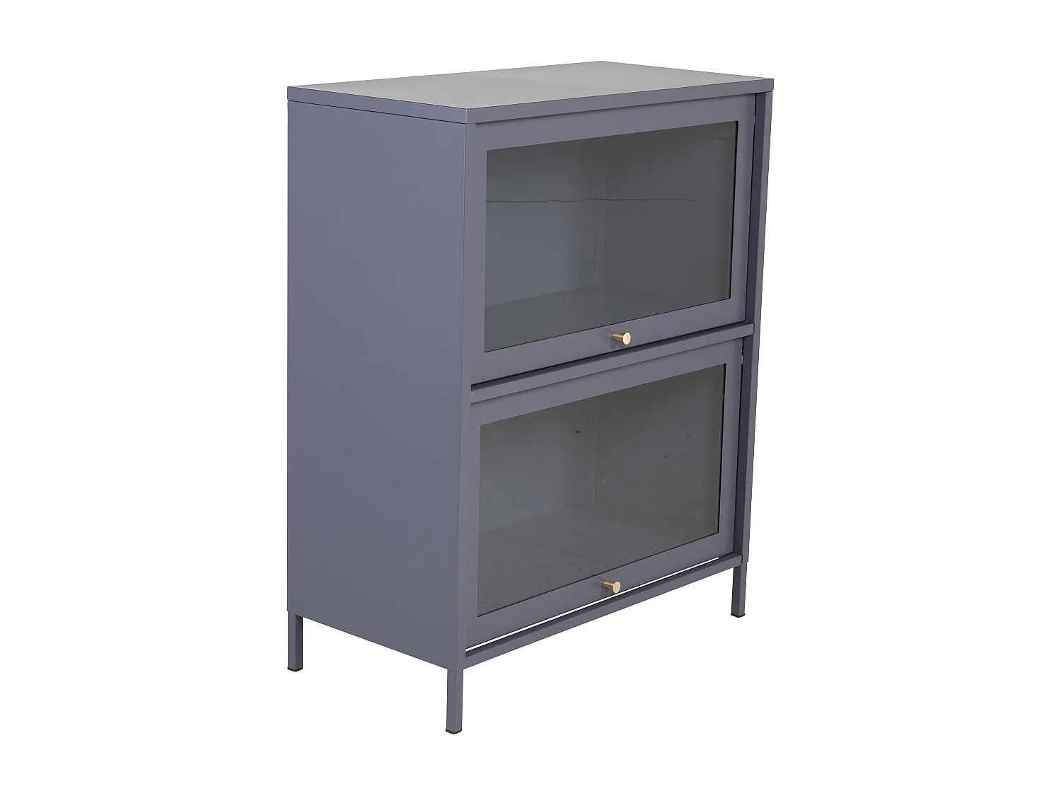 Vitrine BAKAL SC80 2D 80x40x100 Cinzento