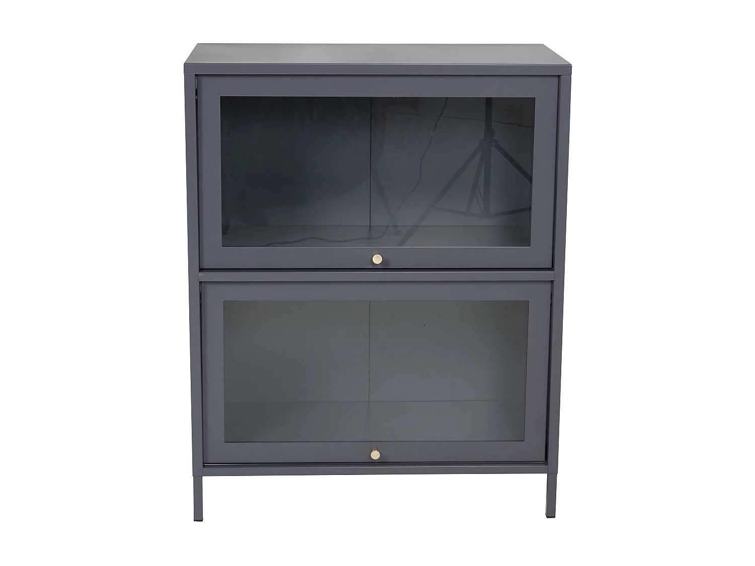 Vitrine BAKAL SC80 2D 80x40x100 Cinzento