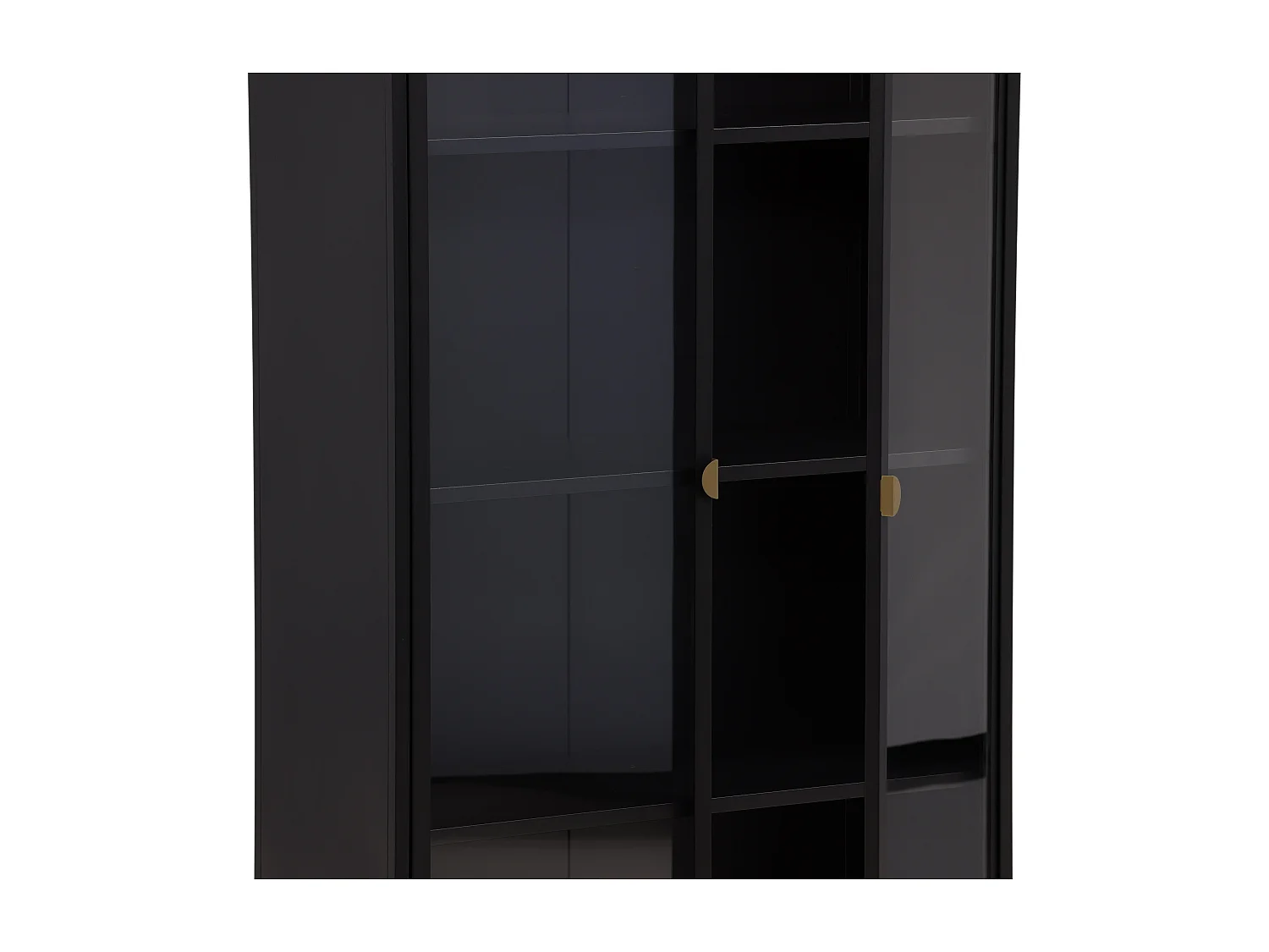 Vitrine PIRING SC90 2D 90x40x190 Preto