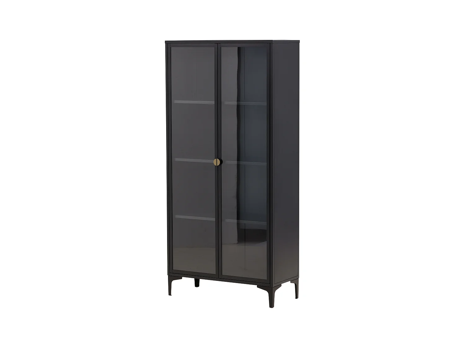 Vitrine PIRING SC90 2D 90x40x190 Noir