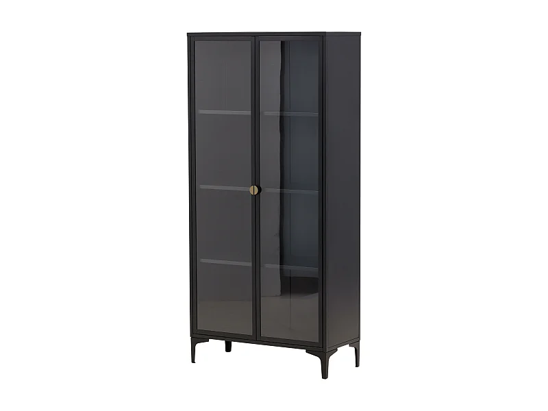Vitrine PIRING SC90 2D 90x40x190 Noir