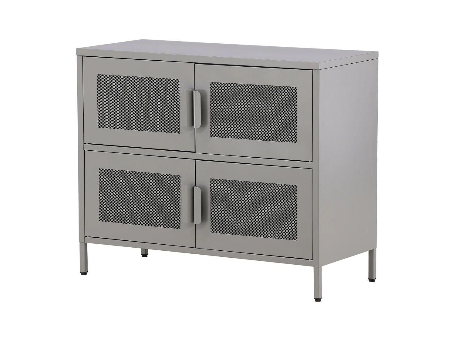 Vitrine NETT SC90 4D 90x40x75 Grisclair