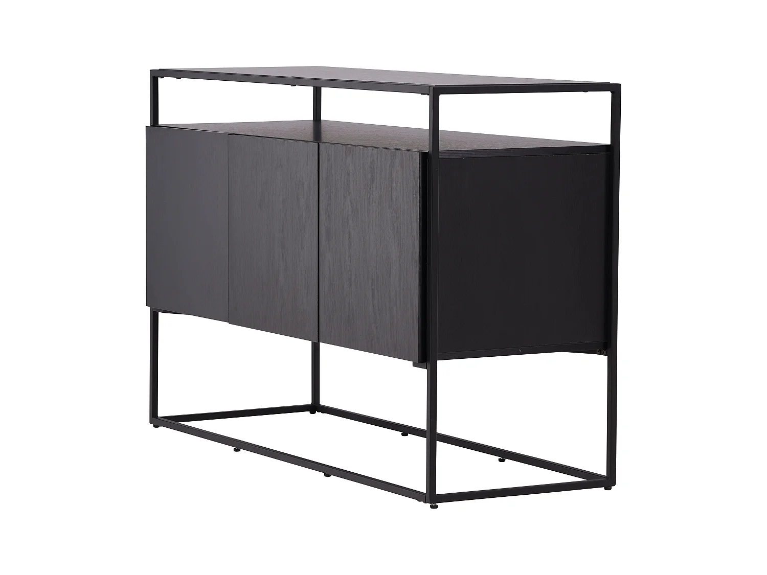 Vitrine KINGSPORT SC120 2D 120x45x80 Noir