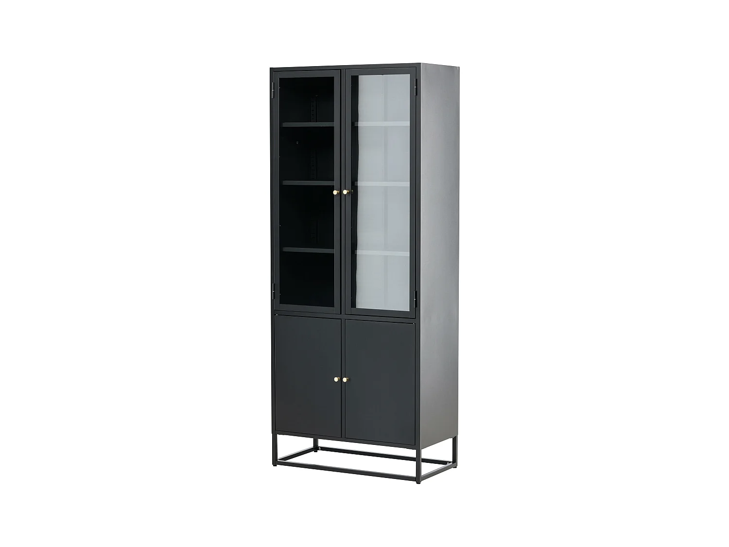 Vitrine BAKAL SC80 4D 80x41x190 Noir