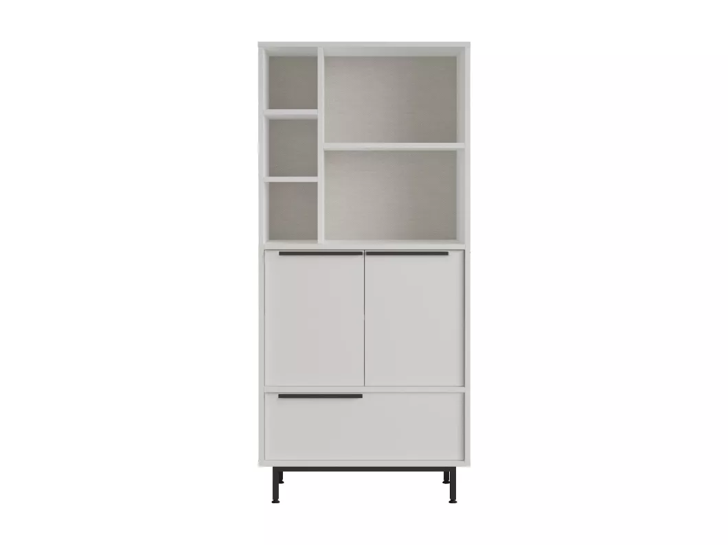 Kauf Unique Vitrinenschrank OCEAN SC75 3D 75x36x162 Weiß