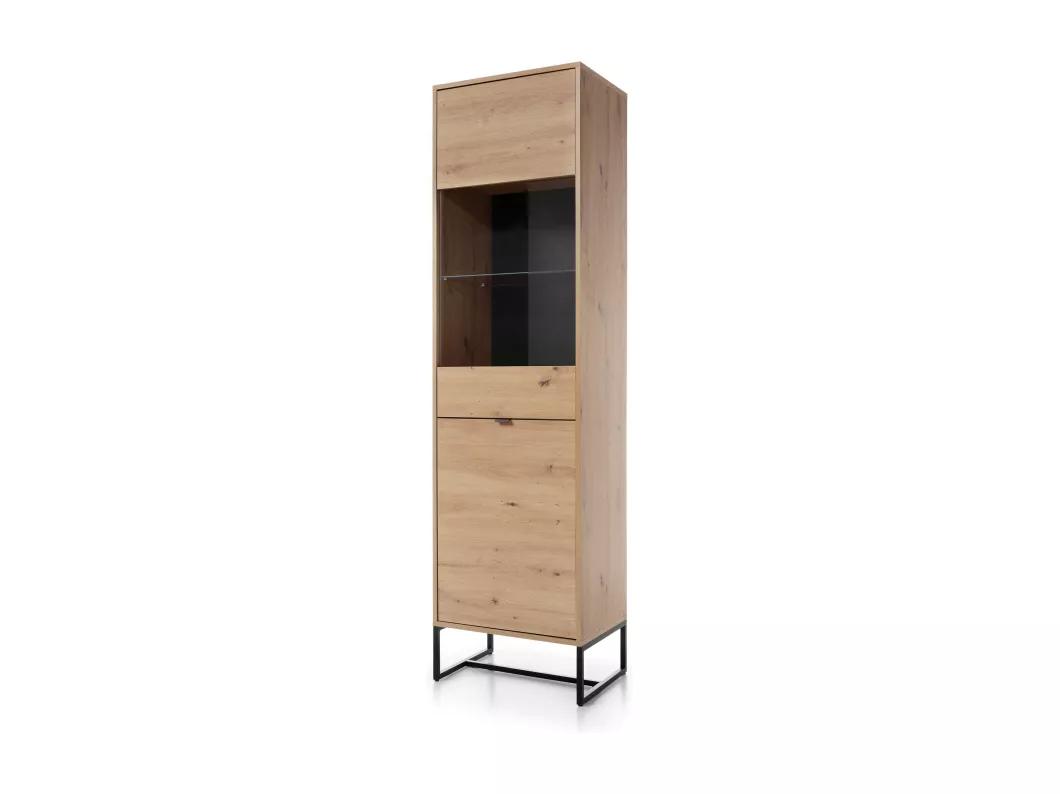 Kauf Unique Vitrinenschrank AMBER SC53 1D 53x39x197 Beige