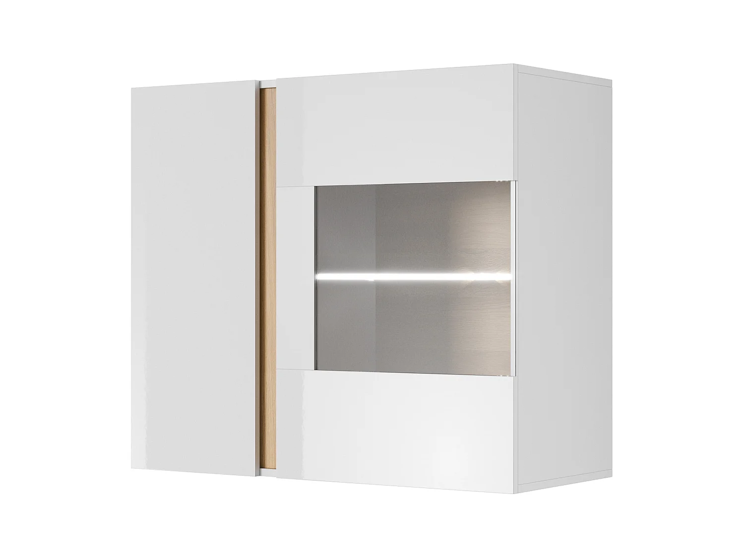 Vitrinekast ARCADE SC97 2D 97x40x83 Wit