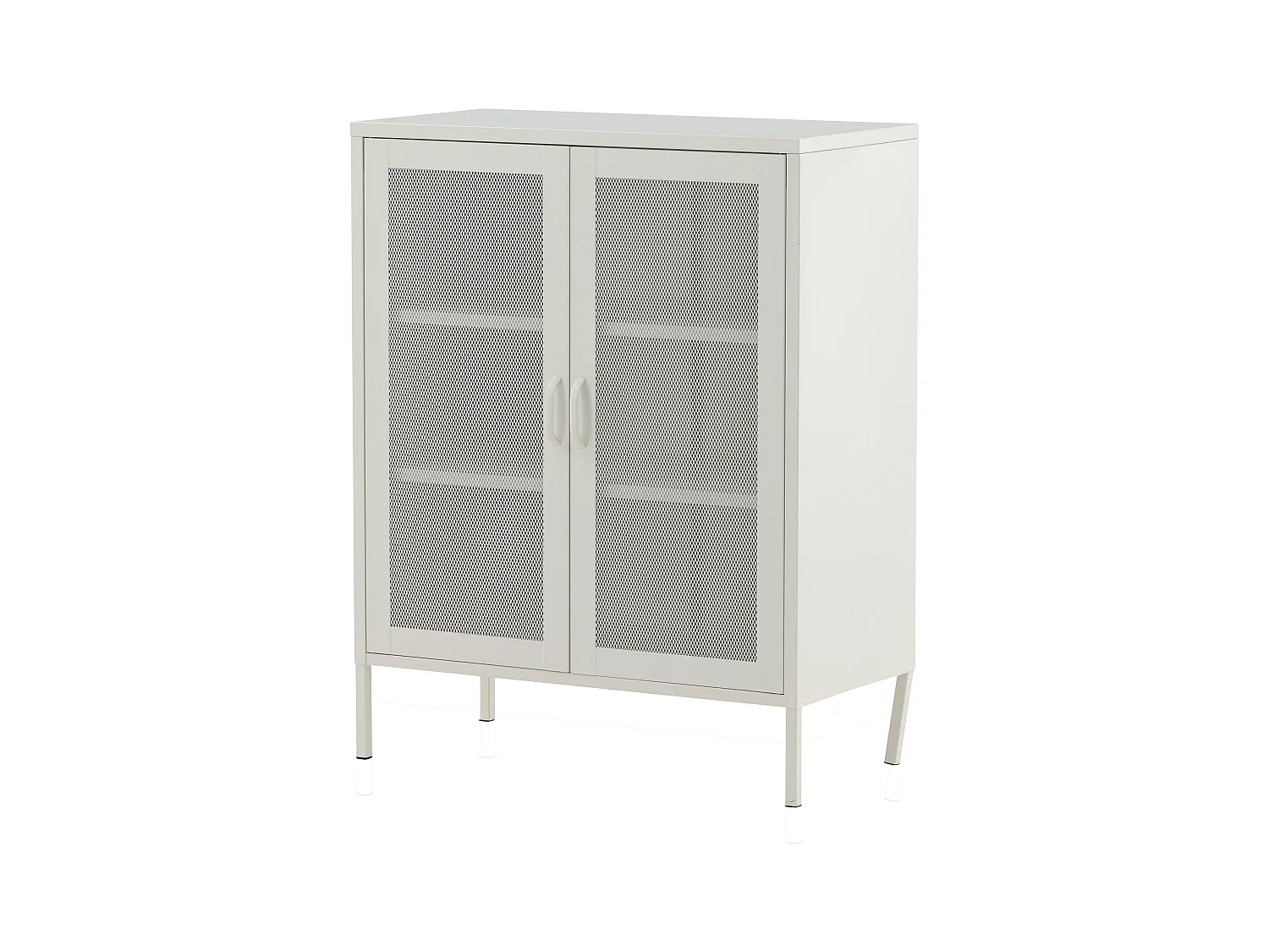 Vitrine MISHA SC80 2D 80x40x102 Blanc