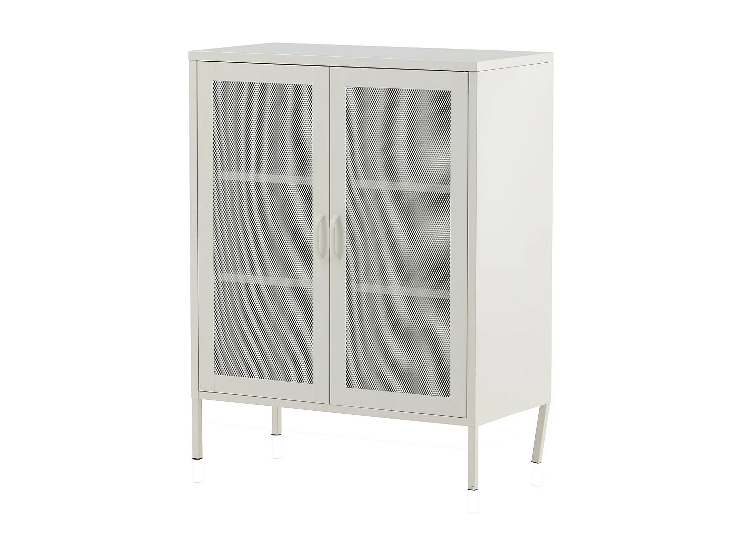 Vitrinekast MISHA SC80 2D 80x40x102 Wit