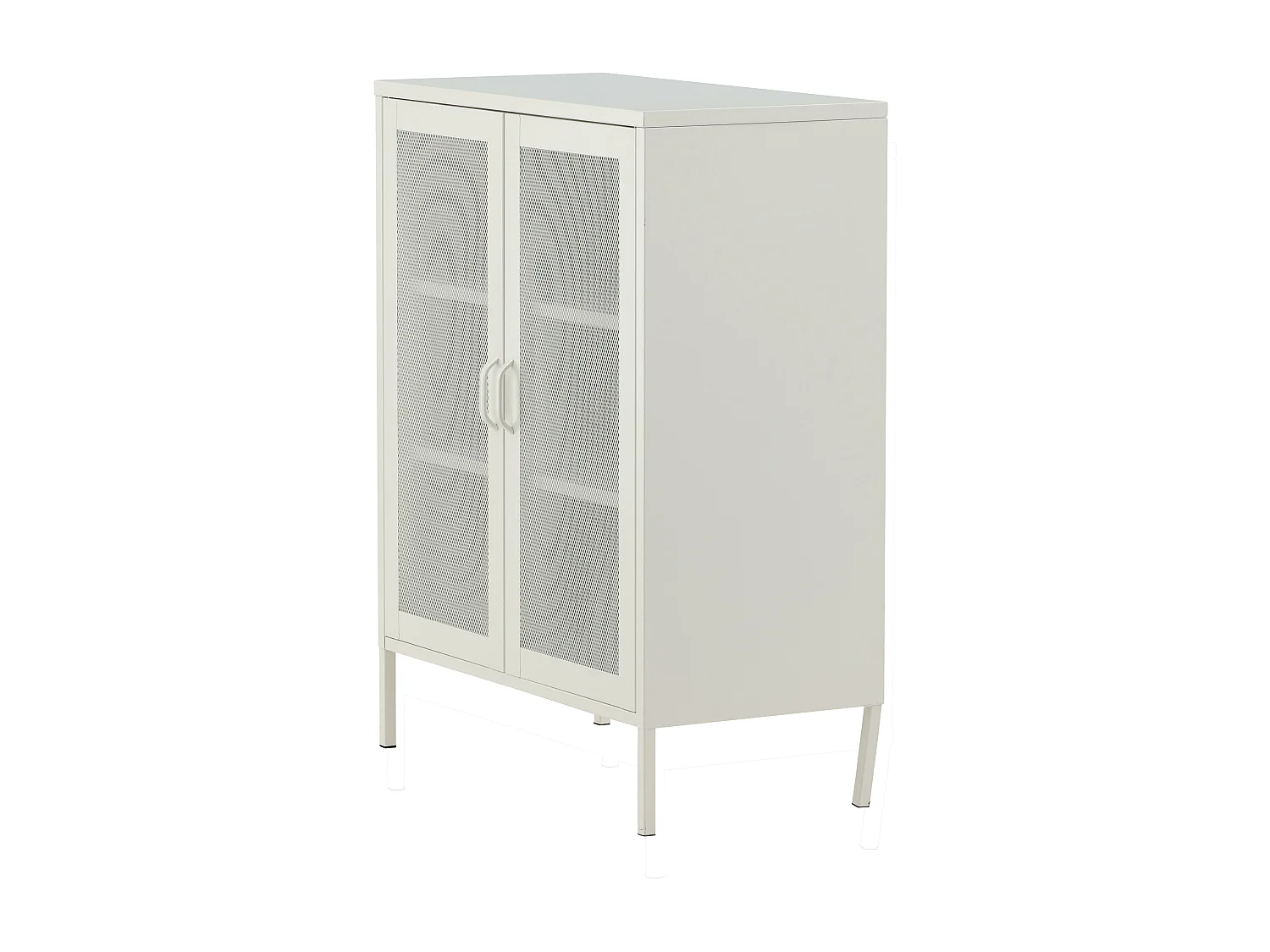 Vitrinekast MISHA SC80 2D 80x40x102 Wit