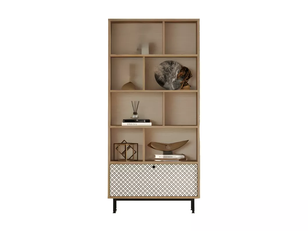 Kauf Unique Vitrinenschrank CREA SC84 1D 84x30x176 Beige