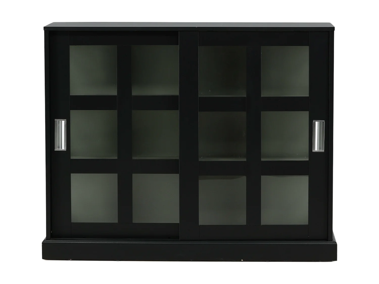 Vitrinekast LOCK SC120 2D 120x40x95 Zwart