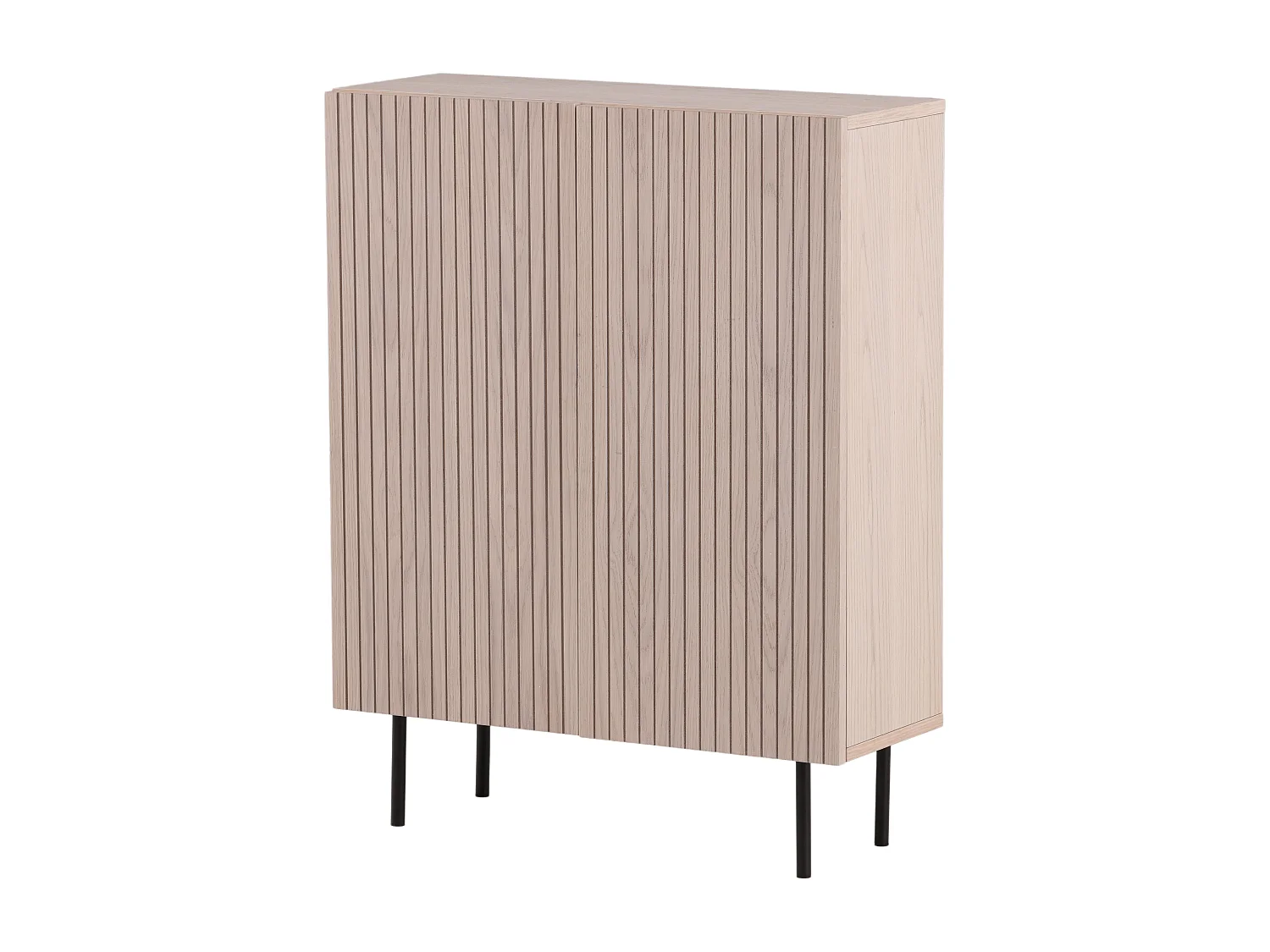 Vitrinekast BJÖRKÖN SC80 2D 80x30x103 Natuurlijk