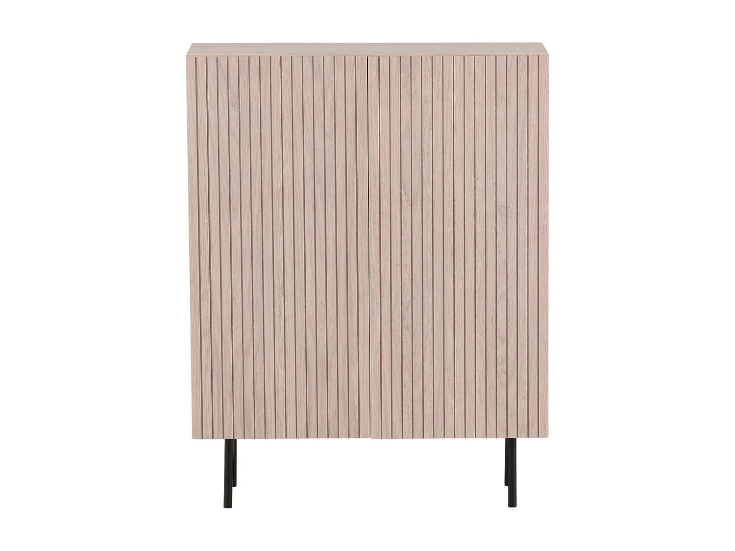 Vitrinekast BJÖRKÖN SC80 2D 80x30x103 Natuurlijk