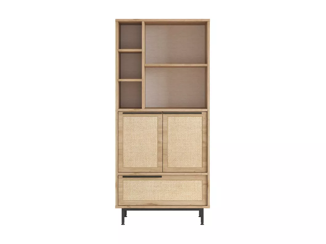 Kauf Unique Vitrinenschrank OCEAN SC75 2D 75x36x162 Hellbeige