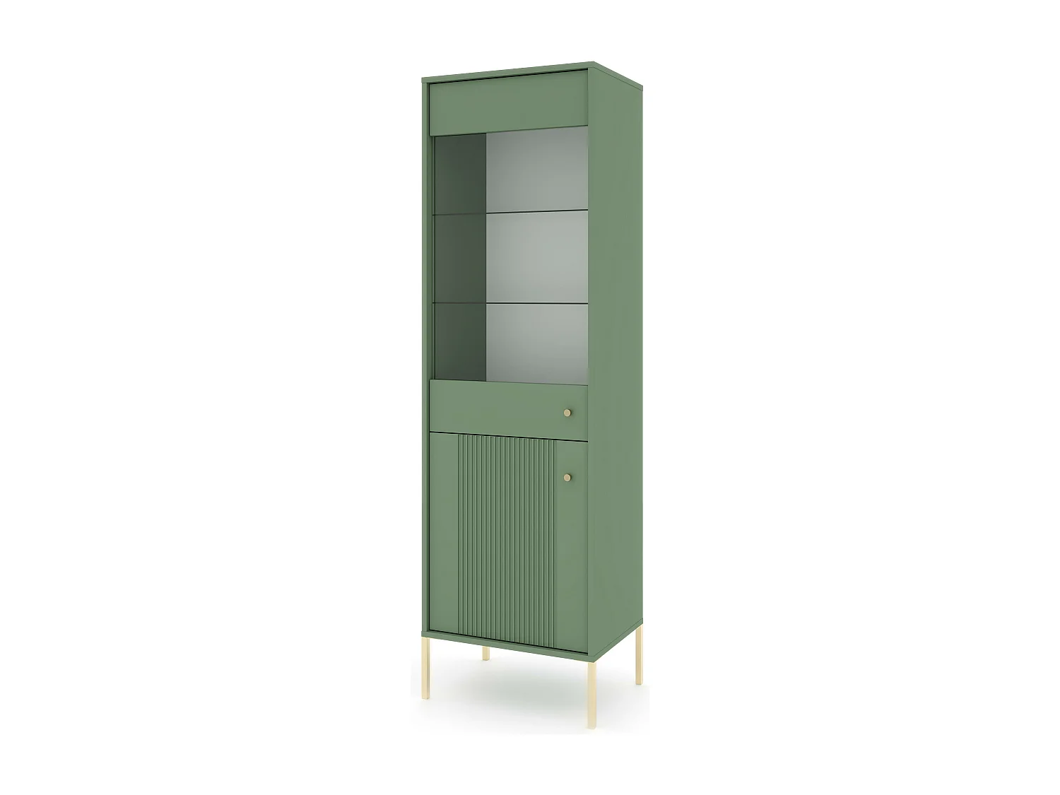 Vitrine ISEO SC54 2D 54x39x180 Vert