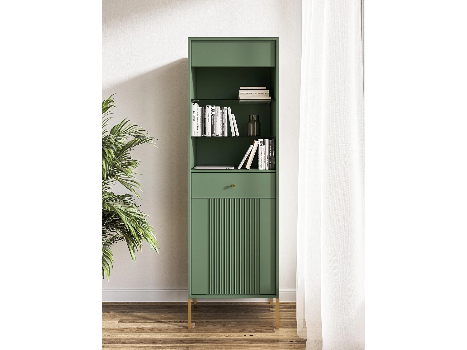 Vitrine ISEO SC54 2D 54x39x180 Vert
